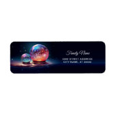 Crystal Snowballs Return Address Label (Voorkant)