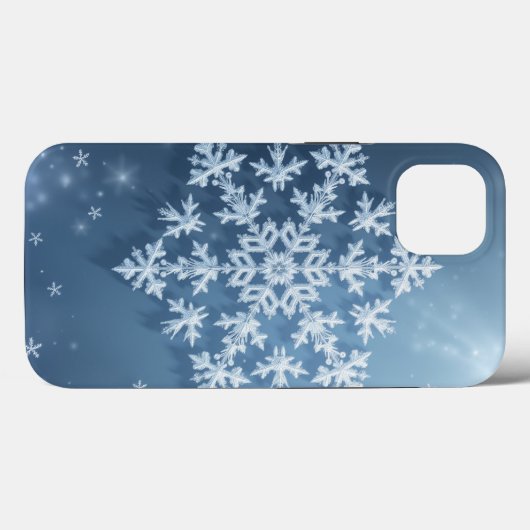 Crystal Snowflake iPhone Case (Achterkant (horizontaal))