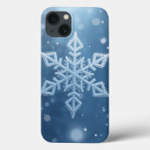 Crystal Snowflake iPhone Case (Achterkant)