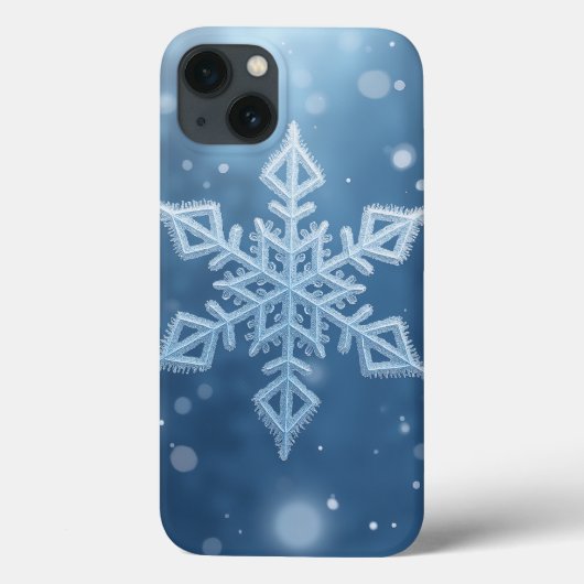 Crystal Snowflake iPhone Case (Achterkant)