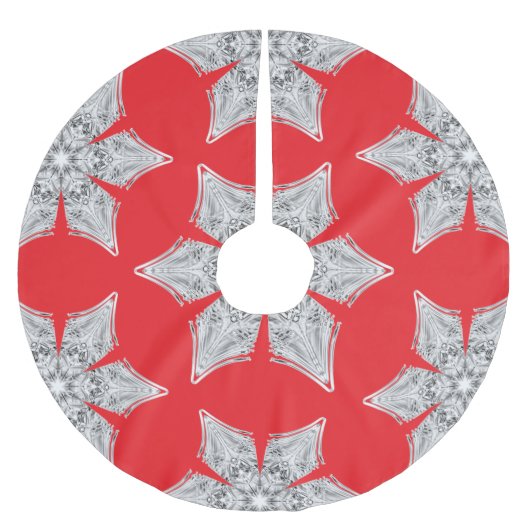 Crystal Snowflake - Kerstboom Rok (Voorkant)