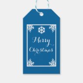 Crystal Snowflake kerstcadeautags Cadeaulabel (Voorkant)