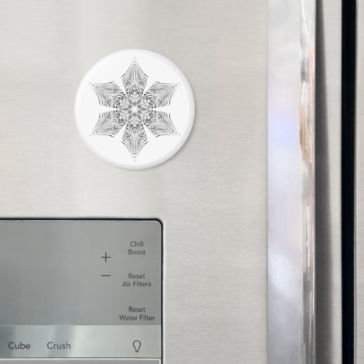 Crystal Snowflake - Magneet (Insitu (Koelkast))