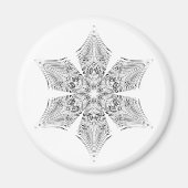 Crystal Snowflake - Magneet (Voorkant)