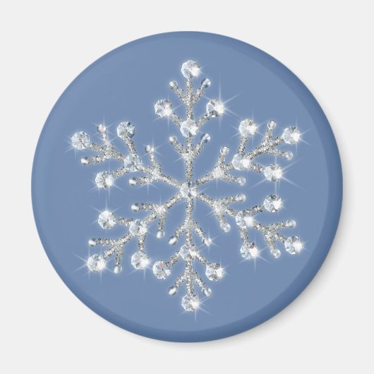 Crystal Snowflake Magnet (Voorkant)