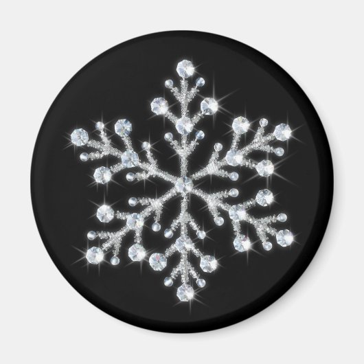 Crystal Snowflake Magnet (Voorkant)
