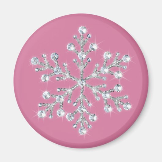 Crystal Snowflake Magnet (Voorkant)