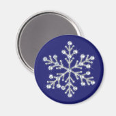 Crystal Snowflake Magnet (Voorkant / Achterkant)