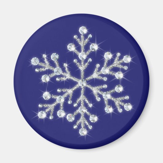 Crystal Snowflake Magnet (Voorkant)