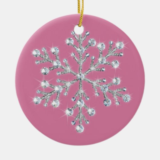 Crystal Snowflake Ornament (Voorkant)