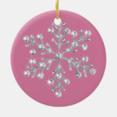 Crystal Snowflake Ornament (Achterkant)