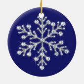 Crystal Snowflake Ornament (Achterkant)