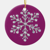 Crystal Snowflake Ornament (Voorkant)