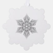 Crystal Snowflake - Ornament Kaart (Voorkant)