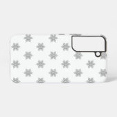 Crystal Snowflake patroon - Samsung Galaxy Hoesje (Achterkant horizontaal)