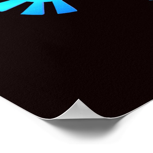 Crystal Snowflake Poster (Hoek)