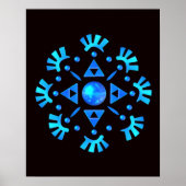 Crystal Snowflake Poster (Voorkant)