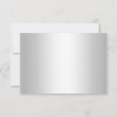 Crystal Snowflake Silver Winter RSVP (Achterkant)