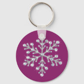 Crystal Snowflake Sleutelhanger (Voorkant)