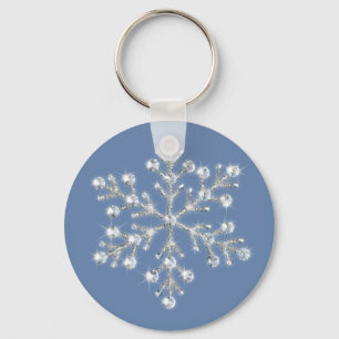 Crystal Snowflake Sleutelhanger