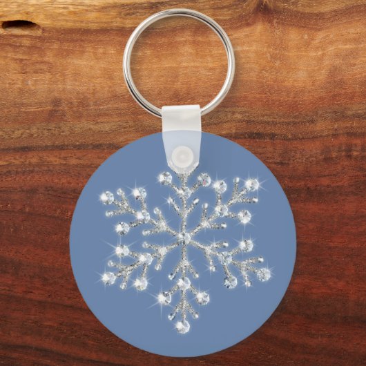 Crystal Snowflake Sleutelhanger (Voorkant)