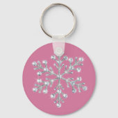 Crystal Snowflake Sleutelhanger (Voorkant)