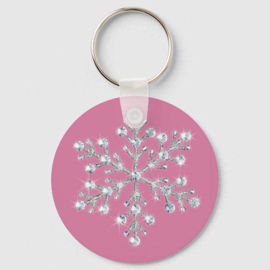 Crystal Snowflake Sleutelhanger (Voorkant)