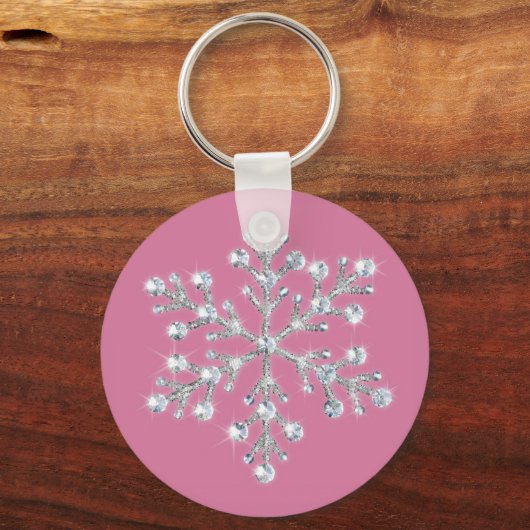 Crystal Snowflake Sleutelhanger (Voorkant)
