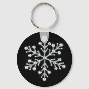 Crystal Snowflake Sleutelhanger
