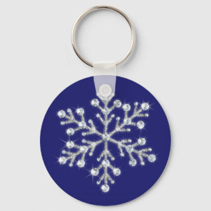 Crystal Snowflake Sleutelhanger
