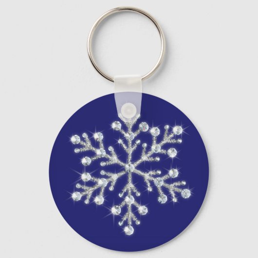 Crystal Snowflake Sleutelhanger (Voorkant)