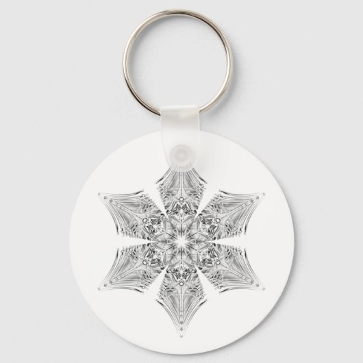 Crystal Snowflake - Sleutelhanger (Achterkant)