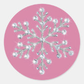 Crystal Snowflake Sticker (Voorkant)