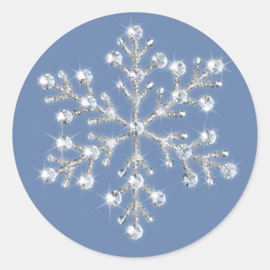 Crystal Snowflake Sticker (Voorkant)