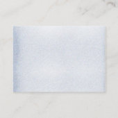 Crystal Snowflake Winter Wedding Enclosure Kaart (Achterkant)