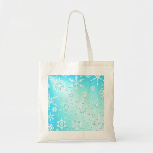 Crystal Snowflakes Bag Tote Bag (Voorkant)
