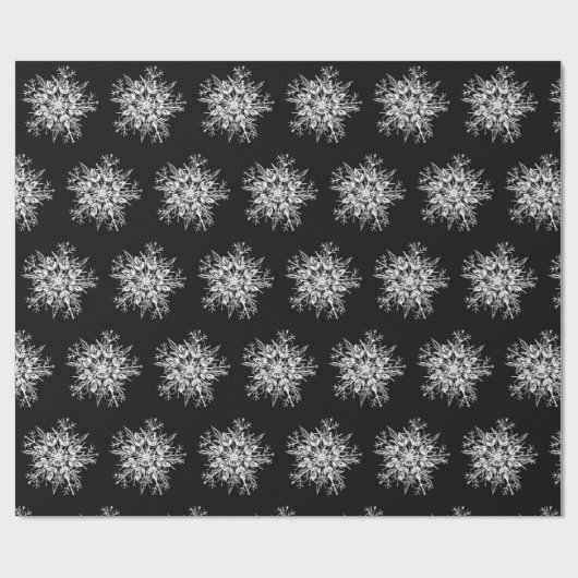 Crystal Snowflakes Cadeaupapier (Vlak)