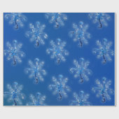 Crystal Snowflakes Cadeaupapier (Vlak)