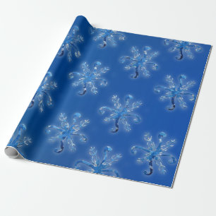 Crystal Snowflakes Cadeaupapier