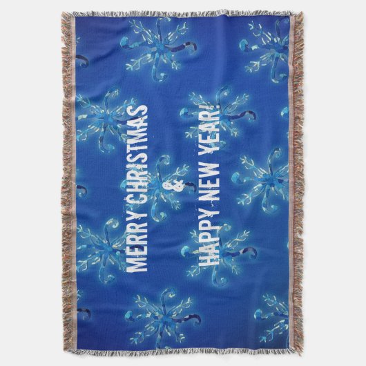 Crystal Snowflakes Deken (Voorkant Verticaal)