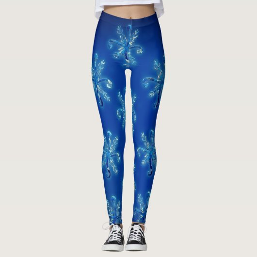Crystal Snowflakes Leggings (Voorkant)