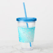 Crystal Snowflakes Pattern Acryl Drinkbeker (Links)