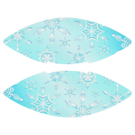 Crystal Snowflakes Pattern American Football (Panelen)