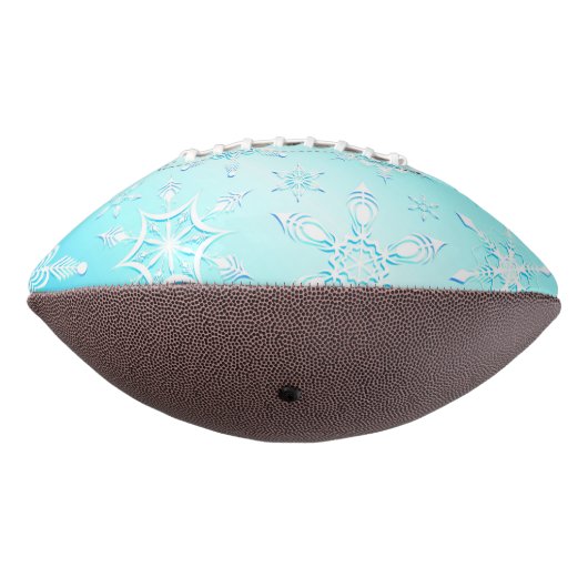Crystal Snowflakes Pattern American Football (Gedraaid 270)