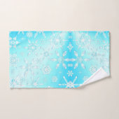 Crystal Snowflakes Pattern Bad Handdoek (Handdoek)
