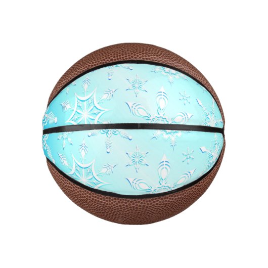 Crystal Snowflakes Pattern Basketbal (Voorkant)