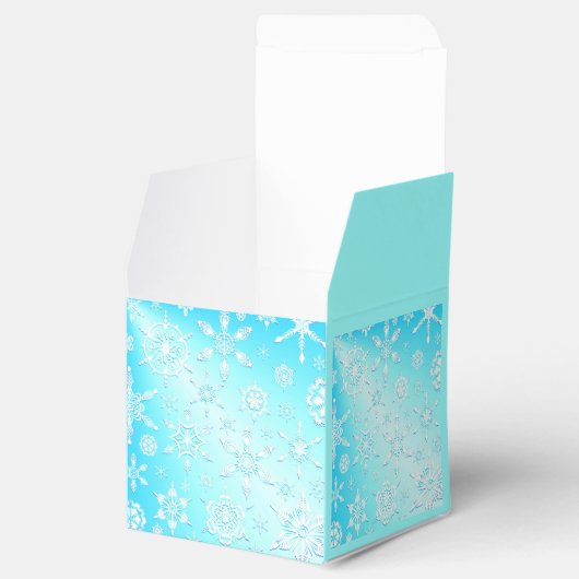 Crystal Snowflakes Pattern Bedankdoosjes (Geopend)