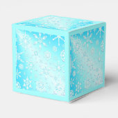 Crystal Snowflakes Pattern Bedankdoosjes (Achterkant)