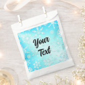 Crystal Snowflakes Pattern Bedankzakje (Geknipt)