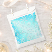 Crystal Snowflakes Pattern Bedankzakje (Geknipt)